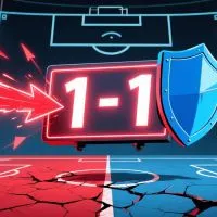 为什么很多足球比赛最后会踢成 1-1