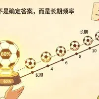 足球模型里的“概率”到底是什么？为什么 60% 不等于稳